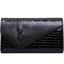 Hand clutch bag female 2020 new personality fashion high quality PU handbags temperament handbags party bag chain clutch bag 2024 - buy cheap