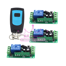 Novo estilo dc 12v sinal de canal de codificação fixa interruptor + promoção de controle remoto sem fio