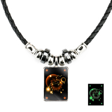 Niuyitid colares luminosos do zodíaco para homens, 12 constelações, acessórios de joias sem pescoço para mulheres 2024 - compre barato