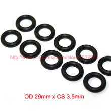 OD 29mm x CS 3.5mm black NBR nitrile o ring o-ring oring sealing rubber cord 2024 - buy cheap