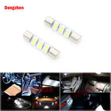 Dongzhen 10PCS 28mm 6 SMD 3528 LED Car Interior Light Festoon Dome Light Reading License Plate Light Auto LED Lamp 12V 2024 - buy cheap
