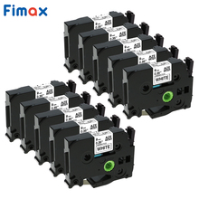 Fimax-paquete de 10 piezas de repuesto para TZe-221, Compatible con TZ-221 Ada, TZe221, PT-D200, TZ221, Brother p-touch, PT-D210, PT-1800 P 2024 - compra barato