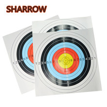 10/20Pcs 59.5*59.5cm Archery Targets Paper Face Dart Arrow Target Practice Thicken Paper Full Ring Training Shooting Accessories 2024 - buy cheap