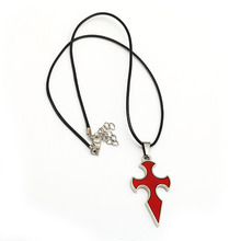 Anime Sword Art Online Necklace Knight of Blood Red Cross Alloy Pendant Cosplay Accessories Men Women Jewelry 2024 - buy cheap