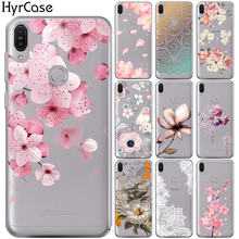 Hyrcase capa flor silicone para asus zenfone max m1 zb555kl, capa para celular em tpu macio padrão floral sexy para asus zb555kl 2024 - compre barato