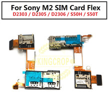 Lector de tarjetas de memoria Digital para Sony Xperia M2 Aqua D2303, D2305, D2306, S50H, S50T, SIM, Cable flexible, New625 2024 - compra barato