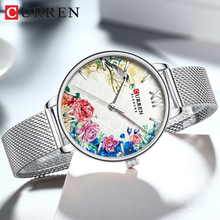CURREN Women watches Dial Ladies Japanese quartz wristwatch waterproof Ultra-thin Stainless Steel Strap waterproof Reloj Mujer 2024 - buy cheap