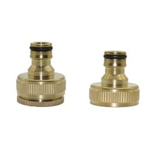 Brass Nipple Quick connector Car Wash Irrigation Plumbing Pipe Fitting 3/4",1'' Female Threaded Joint tube Adapter 1 Pc 2024 - buy cheap