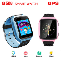 Q528 GPS LBS Смарт-часы с камерой фонарик SOS Вызов ребенка дети телефон часы местоположение устройства трекер PK Q100 Q90 Q60 Q50 2024 - купить недорого