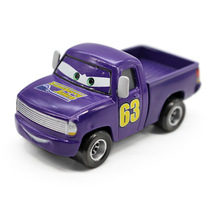 Disney Pixar Cars 2 No.63 purple Commander Pattern Metal Diecast alloy Toy Car model for children 1:55 Brand toys new in stock 2024 - buy cheap