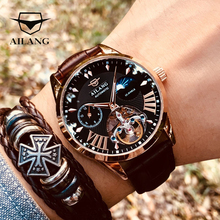 Ailang Luxury Brand High Quality Skeleton Tourbillon Automatic Mechanical Watch Men Sports Military Waterproof Luminous Watches 2024 - buy cheap