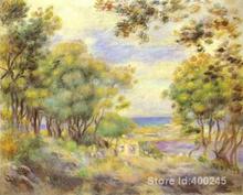 Pierre Auguste Renoir pinturas de Paisagem em Beaulieu arte moderna bela pintados à Mão de Alta qualidade 2024 - compre barato