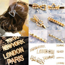 24 Styles Fashion Women Pearl Hair Clip Snap Barrette Stick Hairpin Hair Accessories Gift 2024 - buy cheap