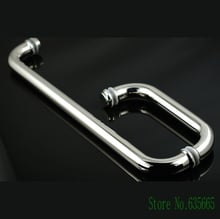 Stainless Steel Shower Room Glass Door Handle Pull Knob Handrail Banheiro Lavabo Bathroom Hardware Accessories 25*225*475 MM 2024 - buy cheap