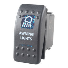 Barra de luz LED impermeable para coche, interruptor azul para toldo, accesorios universales de 12V, venta de EE. UU. 2024 - compra barato