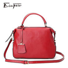 ESUFEIR Genuine Leather Handbag Luxury Handbags Women Bags Designer Fashion Shoulder Bag Casual Tote Bag Messenger Bag for Women 2024 - buy cheap