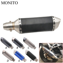 Escape modificado para motocicleta, silenciador para Suzuki GSF600 Bandit GS1000 GS500 GSX1100F Katana 2024 - compra barato