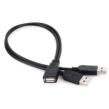 Удлинительный кабель USB 2,0, 1 «Мама-2», y-разветвитель, только для синхронизации данных и зарядки (без передачи данных) 2024 - купить недорого