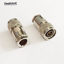 1pc  N male plug  RF Coax Connector  Clamp 5D-FB LMR300 Cable Straight  Nickelplated  NEW wholesale 2024 - buy cheap