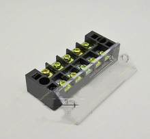 Free shipping Wholesale 2pcs/lot TB-2505 600V 25A Dual Row 5 Position Terminal Blocks Barrier/fixed wiring board/Connector board 2024 - buy cheap