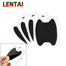 LENTAI For BMW e46 e39 Volkswagen polo Cadillac Car Exterior Door Handle Carbon Fiber Stickers Scratchproof Protective Membrane 2024 - buy cheap