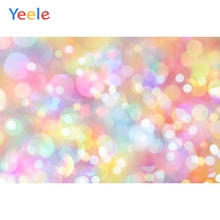 Yeele красочный свет боке фон для портретной фотосъемки с питанием для домашних животных индивидуальный фотографический фон для фотостудии 2024 - купить недорого