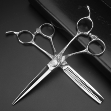 6 inch hairdressing scissors japanese stainless steel hair scissors thinning scissor hair salon equipment 2024 - buy cheap