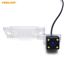 Feeldo câmera de vista traseira para carro, câmera de ré com 4 lâmpadas led para audi a4l/tt/a5/q5 09-12 #2925 2024 - compre barato