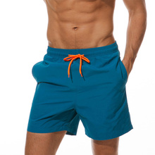 Pantalones cortos deportivos transpirables para hombre, pantalones cortos de playa con cintura elástica, para correr, Verano 2024 - compra barato