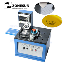 ZONESUN Automatic Pad Printer Electric InkJet Date Pad Printing Machine For Bottle Caps Print LOGO Metal Glass Coding Machine 2024 - buy cheap