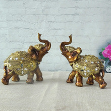 Elephant Decoration Fengshui Elephant Resin Handicraft New House Relocation Decoration of Living Room Wine Cabinet 2024 - buy cheap