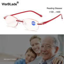 Retro Reading Glasses Comfy Rimless Ultra Light Reading Glasses Presbyopia  Women Men Eyewear +1.0 +1.5 +2.0 +2.5 +3.0 +3.5+4.0 2024 - buy cheap