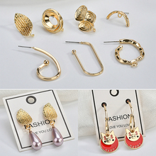 Geometric Simplicity, Arbitrary Earrings, Irregular Earrings, Earrings, Ear Needle Material DIY Handmade Jewelry 2024 - buy cheap