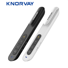 KNORVAY Wireless Presenter RF 2.4GHz Mini USB Wireless Presenter Powerpoint PPT Presentation Pointer Remote Control 2024 - buy cheap