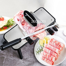 ST209 Frozen Meat Cutter Household Mutton Roll Slicer Meat Roll Slicer Small Beef Planer Manual Vegetable Cutter Hot Pot Slicer 2024 - buy cheap