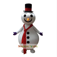 New Style Snowman For Christmas Mascot Costume Character Halloween Costumes Fancy Dress Suit Free Shipping 2024 - buy cheap