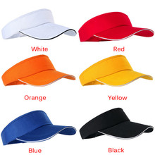 Man Cotton Cap Adjustable For Running Tennis Golf Hot Sale Unisex Empty Top Visor Cap Women Sunscreen Hats 2024 - buy cheap