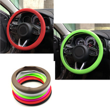 Car Soft Silicon Steering Wheel Cover For Kia Rio K2 K3 K5 K4 K9 K900 KX3 KX5 KX7 Cerato Soul Forte Sportage 2024 - buy cheap