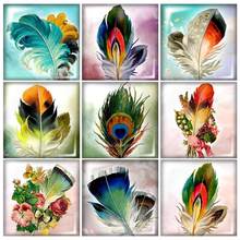Beauty Feathers Peacock feathers glass cabochon mixed 12mm/20mm/25mm/30mm Size flat back DIY Jewelry Findings Components FB0017 2024 - buy cheap