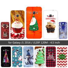 4,5 "для Samsung Galaxy J1 2016 J120 J120F чехол TPU чехол для Samsung J1 2016 J1 6 SM-J120F/DS веселые рождественские чехлы для телефонов 2024 - купить недорого