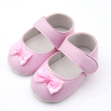 Baby Girls Shoes Cotton Princess Casual Shoes with Bowknot Toddler Infant First Walkers Spring Soft Sole Non-Slip 2024 - buy cheap