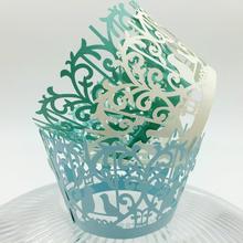 100Pcs Laser Cut Round Shaped Paper Cake Baking Molds Cake Cupcake Liner Baking Muffin Box Cup Cake Edge Decoration 8ZSH182 2024 - buy cheap