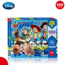 Disney toy Frozen Spiderman princess Jigsaw Cartoon 100 Jigsaw Puzzle Fun Educational Toys New Belt Drawings 2024 - buy cheap