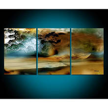 3 Panel beach Painting Canvas Wall Art Picture Home Decoration Living Room Canvas Painting--Large Canvas Art Unframed handpaint 2024 - buy cheap