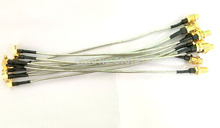 10 piezas 15cm SMA hembra a MCX enchufe macho RG405 extensión pigtail cable semirrígido 6 pulgadas 2024 - compra barato