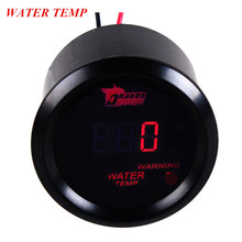 EE support 2" 52mm Black Cover Universal Car Accessories Digital Clocks Red LED Water Temp Gauge Meter Celsius 2024 - buy cheap