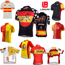 SPAIN 2019 jersey cycling jersey MTB Cycling Jerseys  Flag bike jersey /shirt Bicycle Clothing Ropa Ciclismo  Quick-Dry 2024 - buy cheap