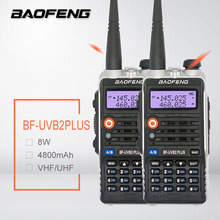 8 w poderoso baofeng UV-B2 mais portátil walkie talkie 4800 mah uhf vhf amador presunto cb rádio scanner hf transceptor woki toki 2024 - compre barato