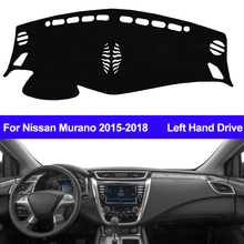 Чехол для приборной панели автомобиля TAIJS, коврик для приборной панели, коврик с защитой от УФ-лучей для Nissan Murano 2015 2016 2017 2018, нескользящий 2024 - купить недорого