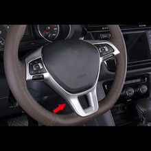 ABS Matte Steering Wheel Trim Cover Trim For Volkswagen VW Tiguan L 2017 2018 2019 Second Generation Interior Accessories 1pcs 2024 - buy cheap